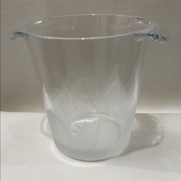Cristal D Arques Durand Other - Florence Cristal D Arques Durand 24% Lead Frosted Champagne Wine Bucket Bar